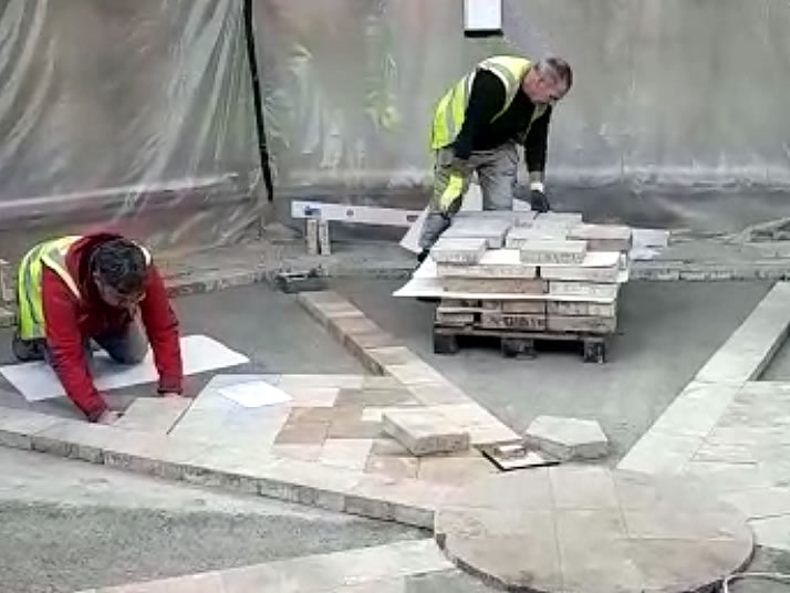 10: Relaying the stone floor
