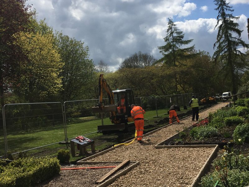 26: Work progresses to The Palace Garden