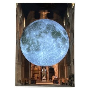 Moon in Southwell Minster A5 Print